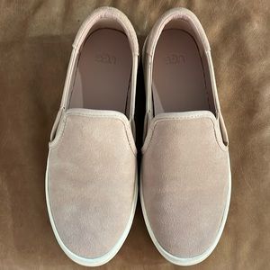 Ugg Slip On Platform Sneakers.  Size 8. Suede Leather. Light wear.